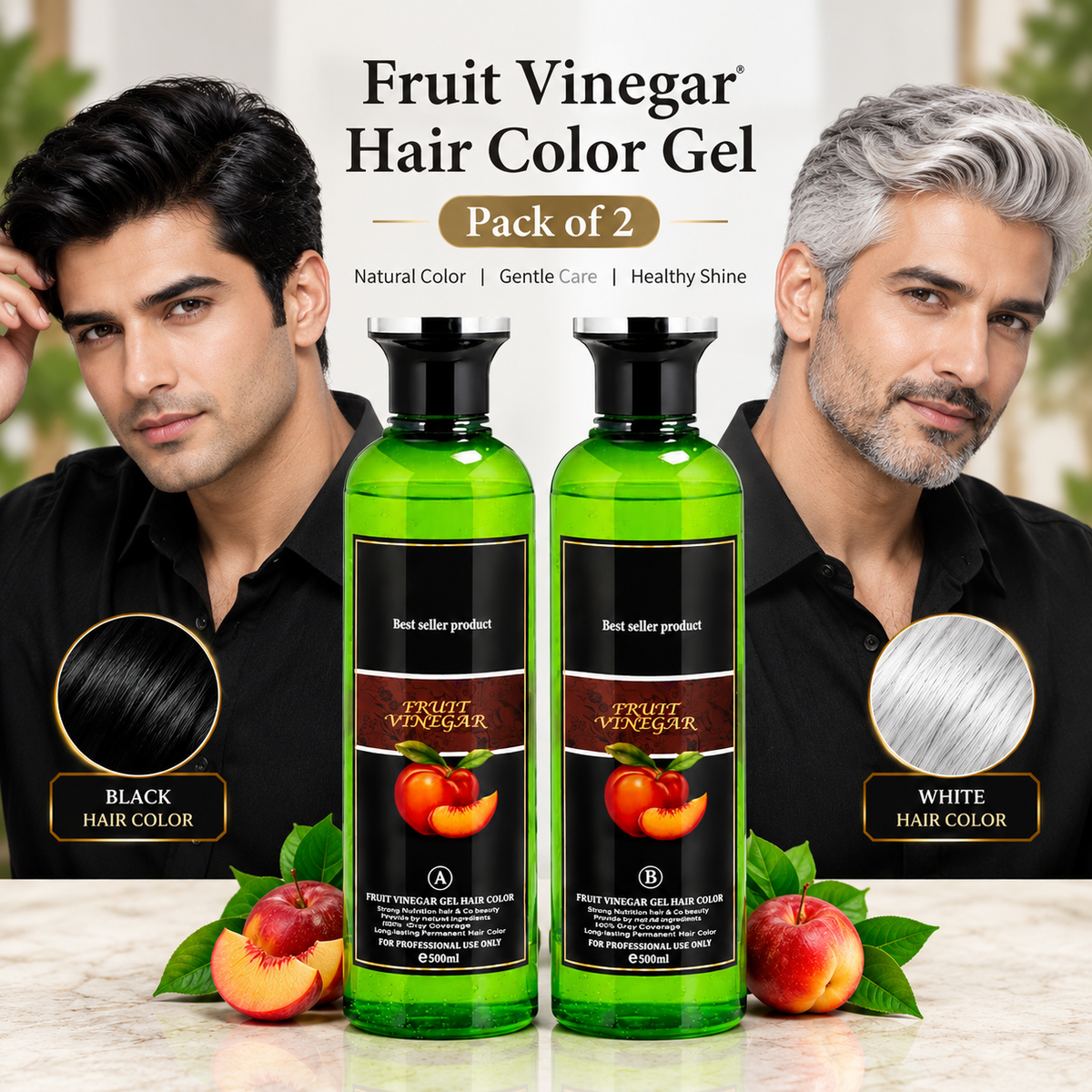 Fruit Vinegar Hair Color Gel (Pack of 2)