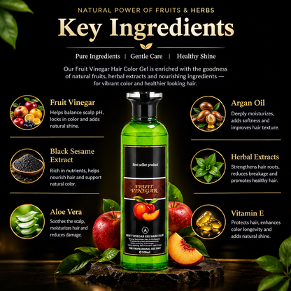 Fruit Vinegar Hair Color Gel (Pack of 2)